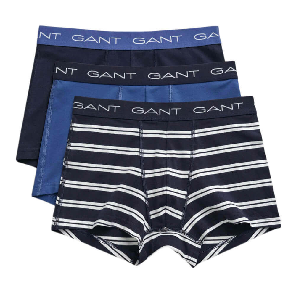 GANT 3-Pack Striped Trunks